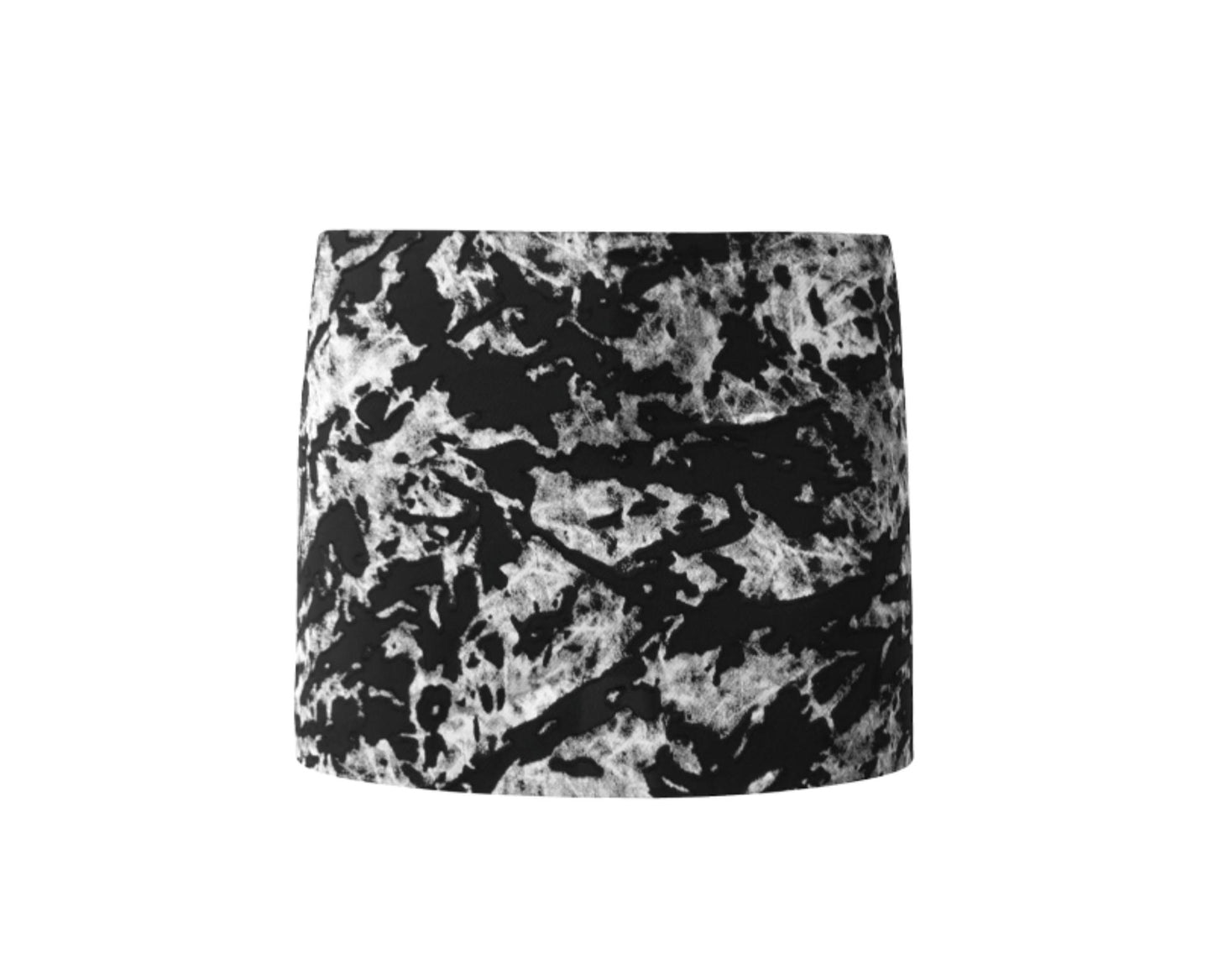 Mottled Jacquard Wrap Skirt