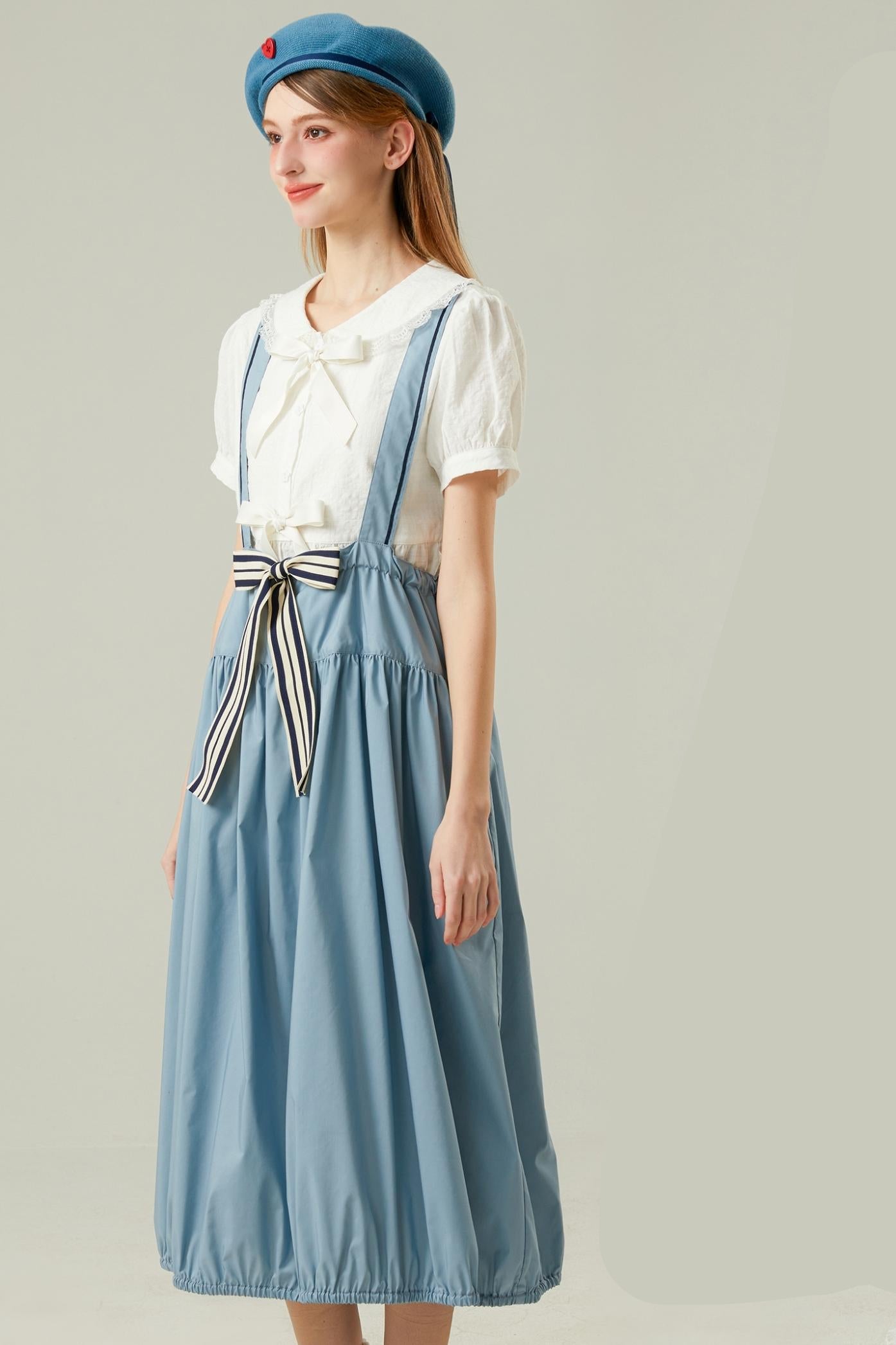 Blue Strappy Maxi Dress