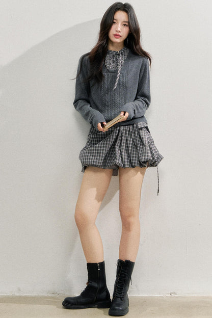 Elegant High Waist Skirt