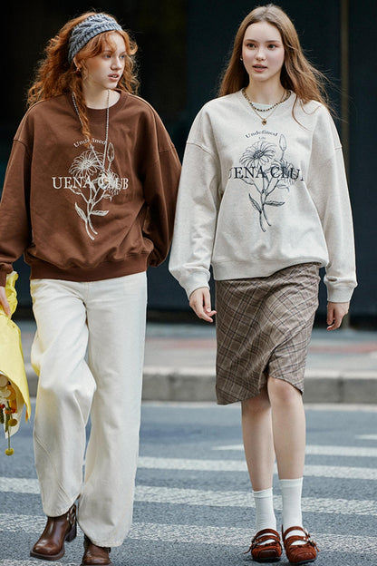 Vintage Check A-Line Woolen Skirt