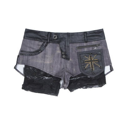 Punk Street Irregular Strappy Shorts