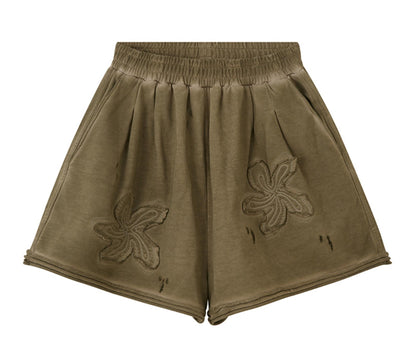 Relaxed Floral Sweatpants