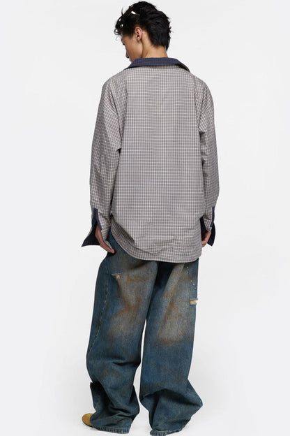 Street Printed Plaid Shirts