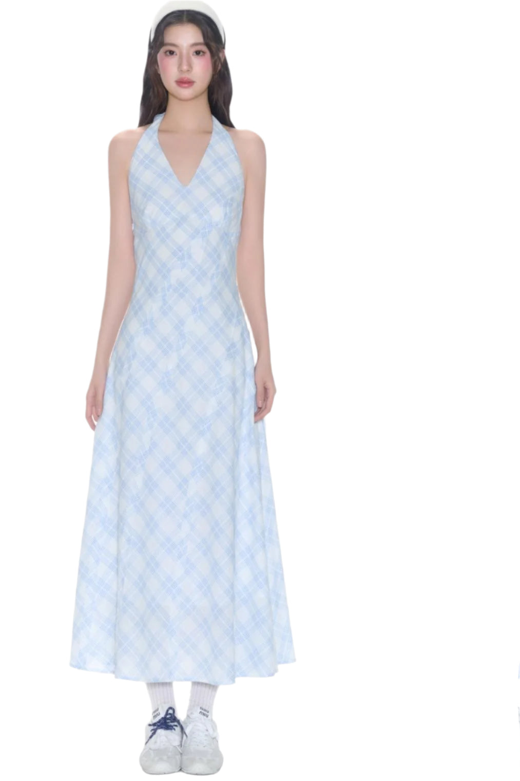 Halterneck Patch Dress