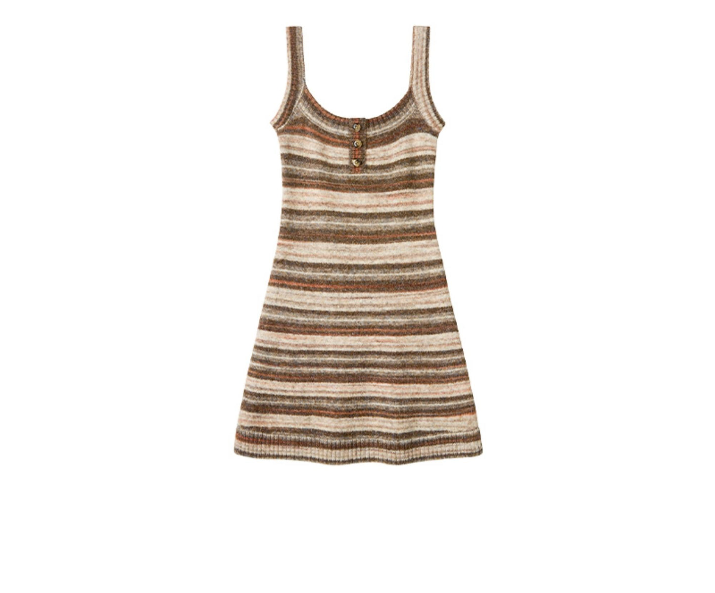 Gradient V-Neck Cardigan Dress Set-Up