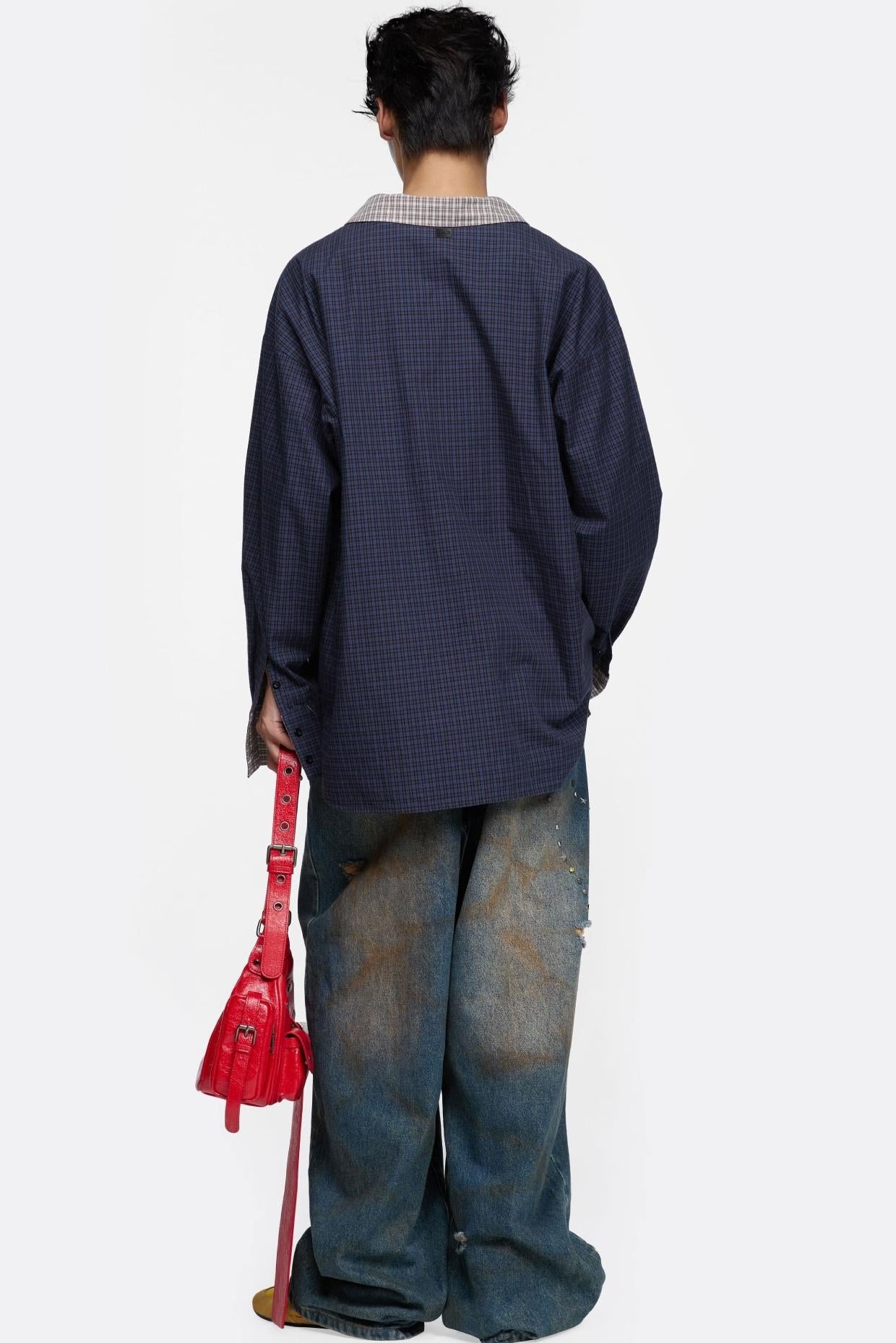 Street Printed Plaid Shirts