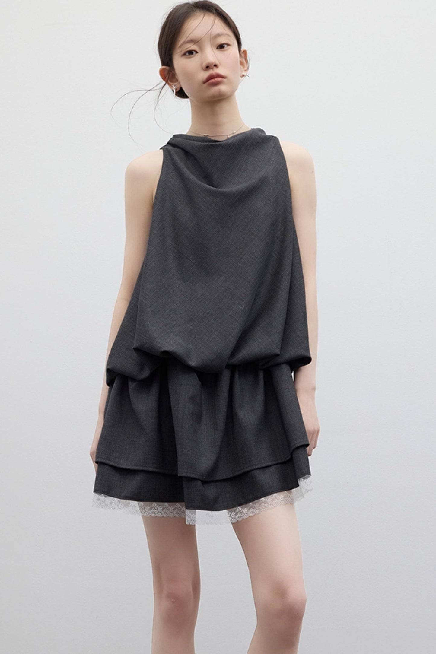 Draped Bubble Dress