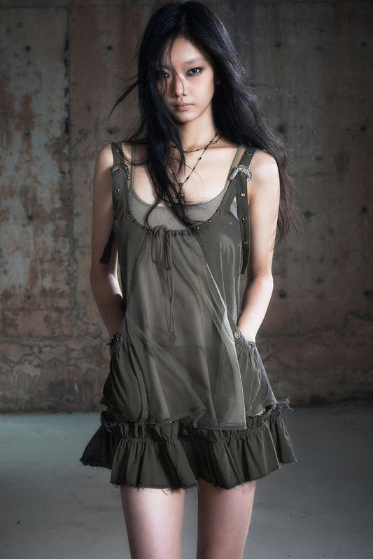 Two-Piece Strap Fall Dress