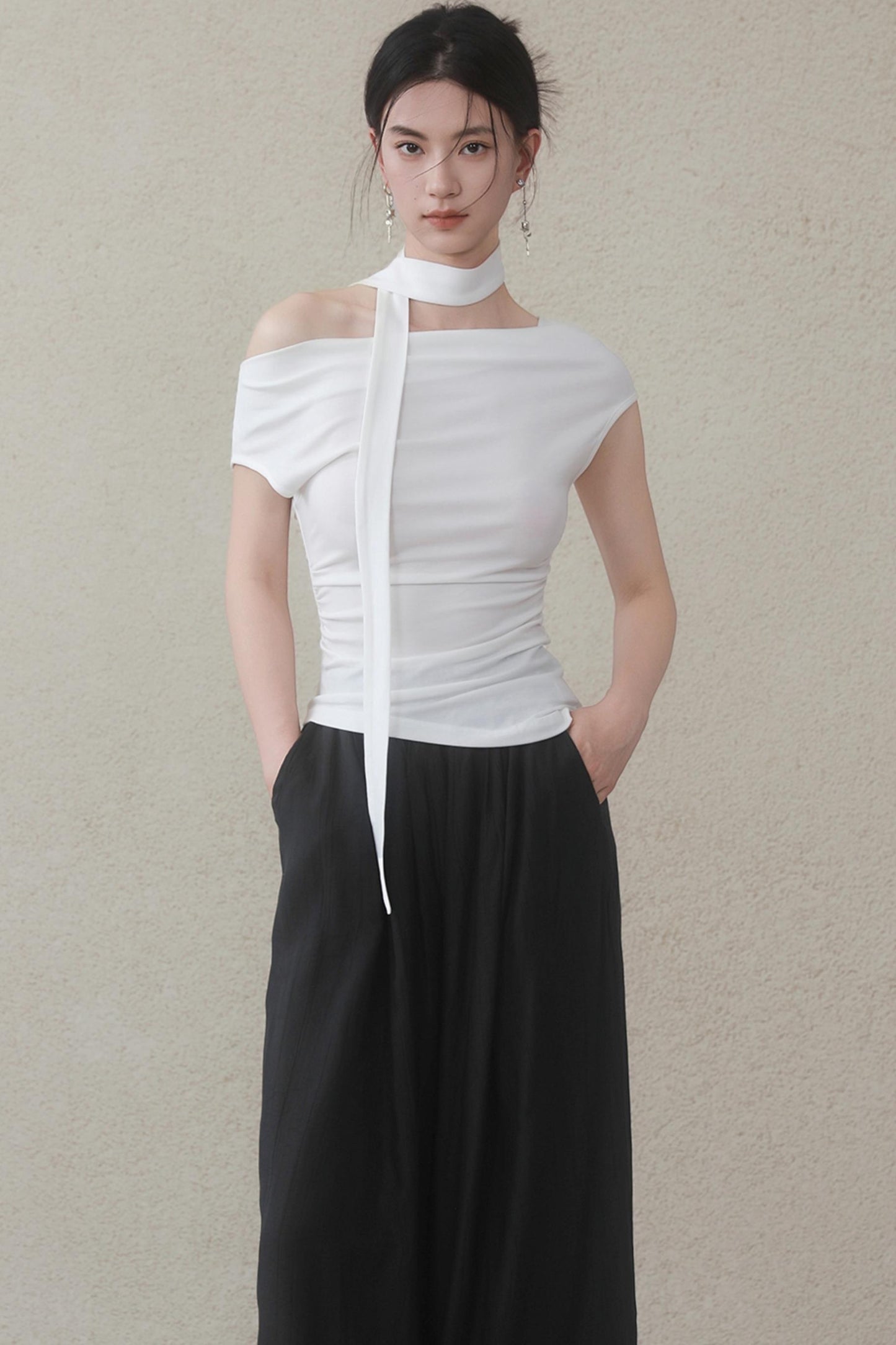 Summer White Flutter T-Shirt