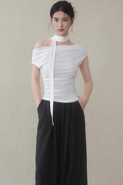 Summer White Flutter T-Shirt