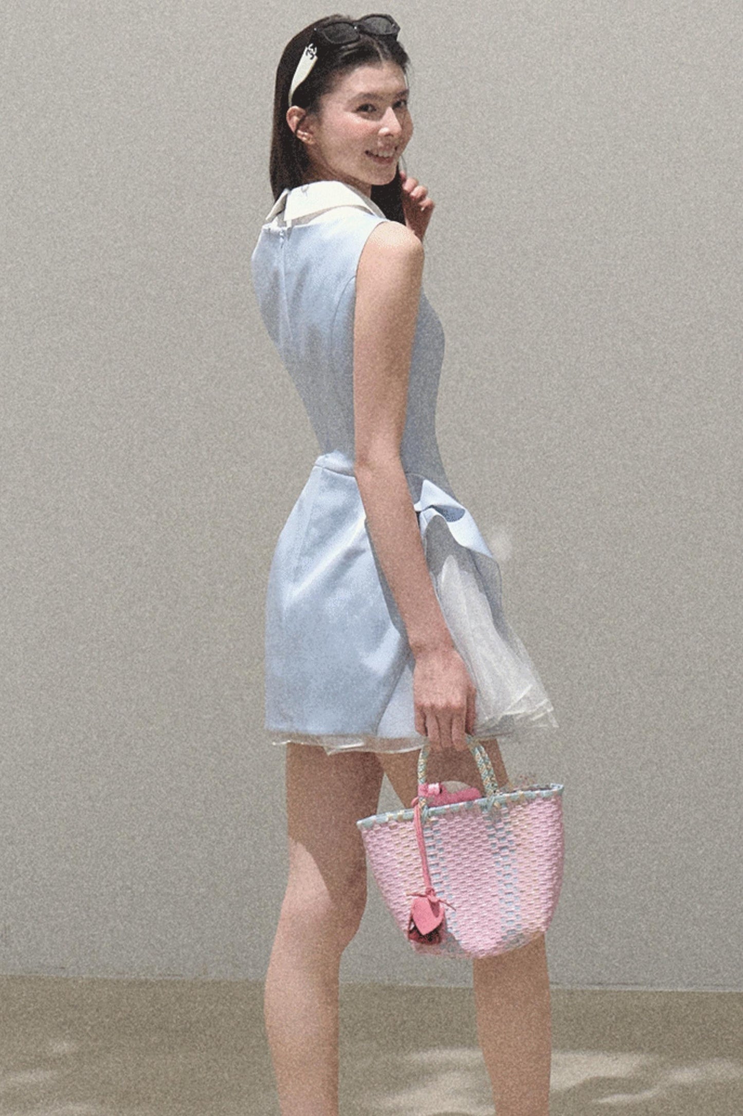 Stunning Choker-Style Saree Dress