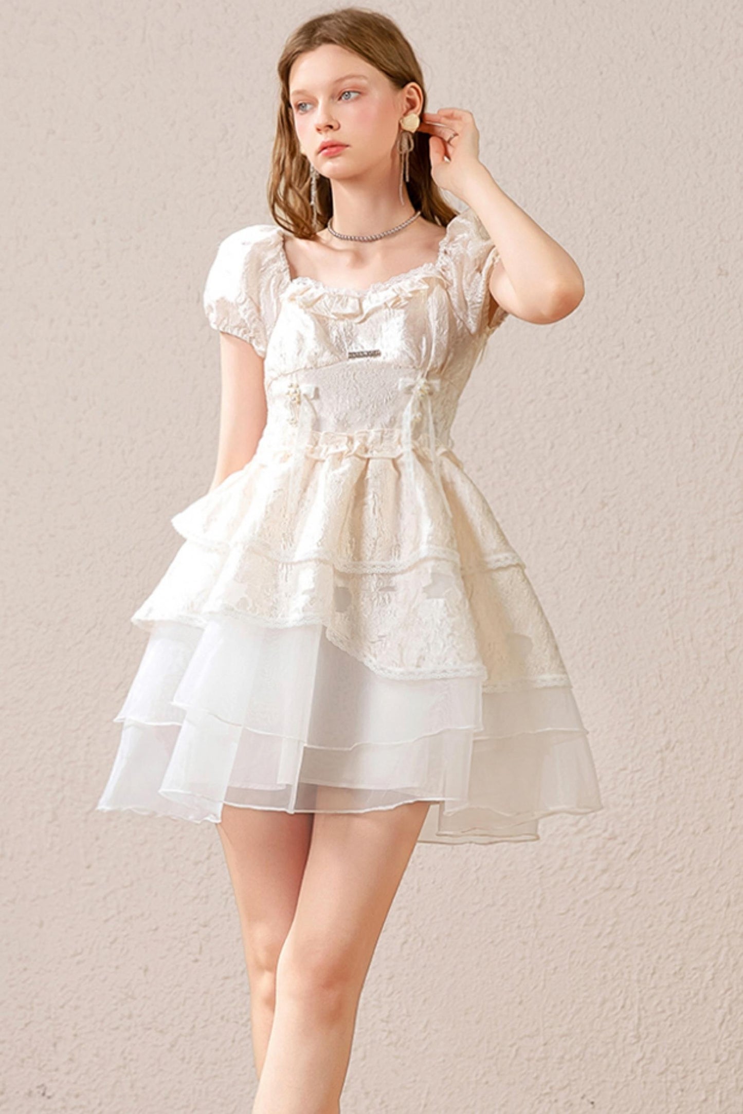 Love Bubble Sleeve Dress