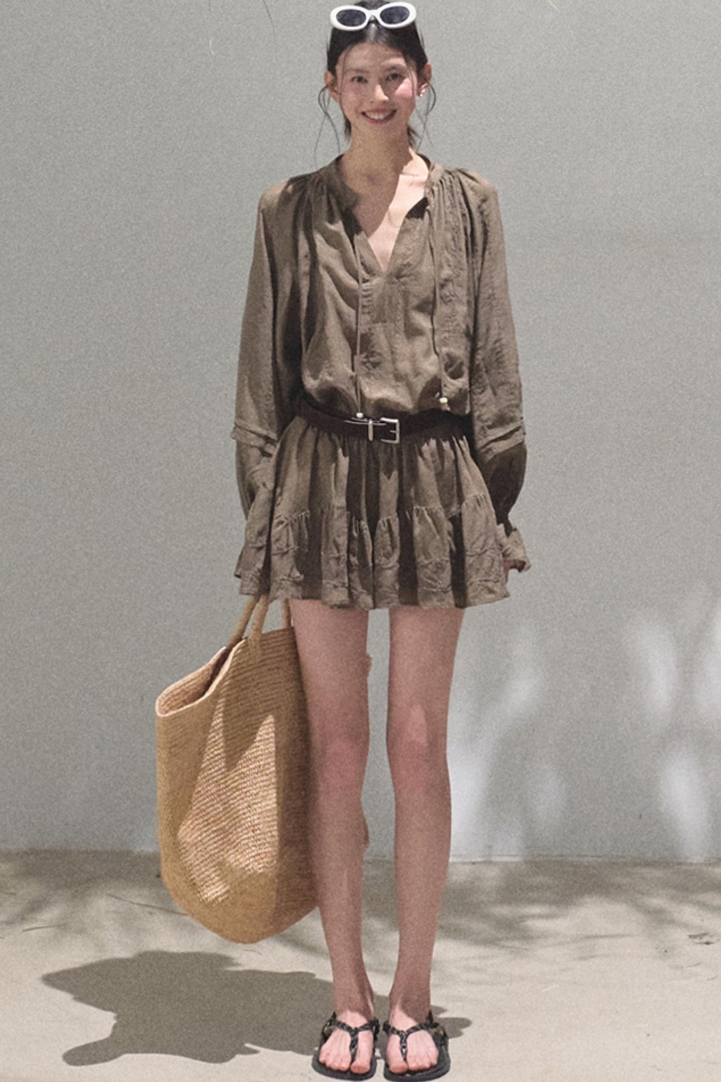 Bubble Sleeve Skirt Set-Up