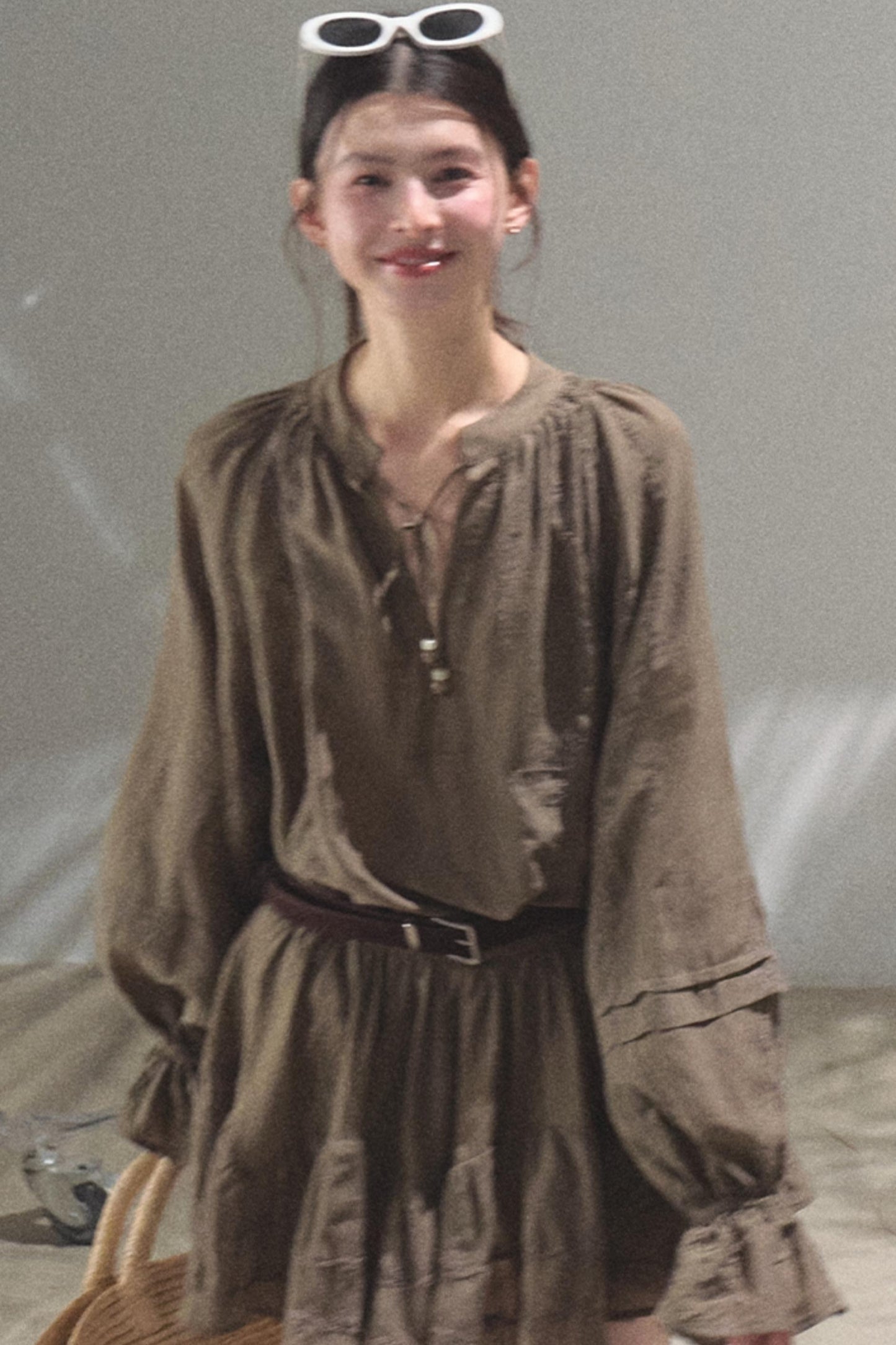 Bubble Sleeve Skirt Set-Up