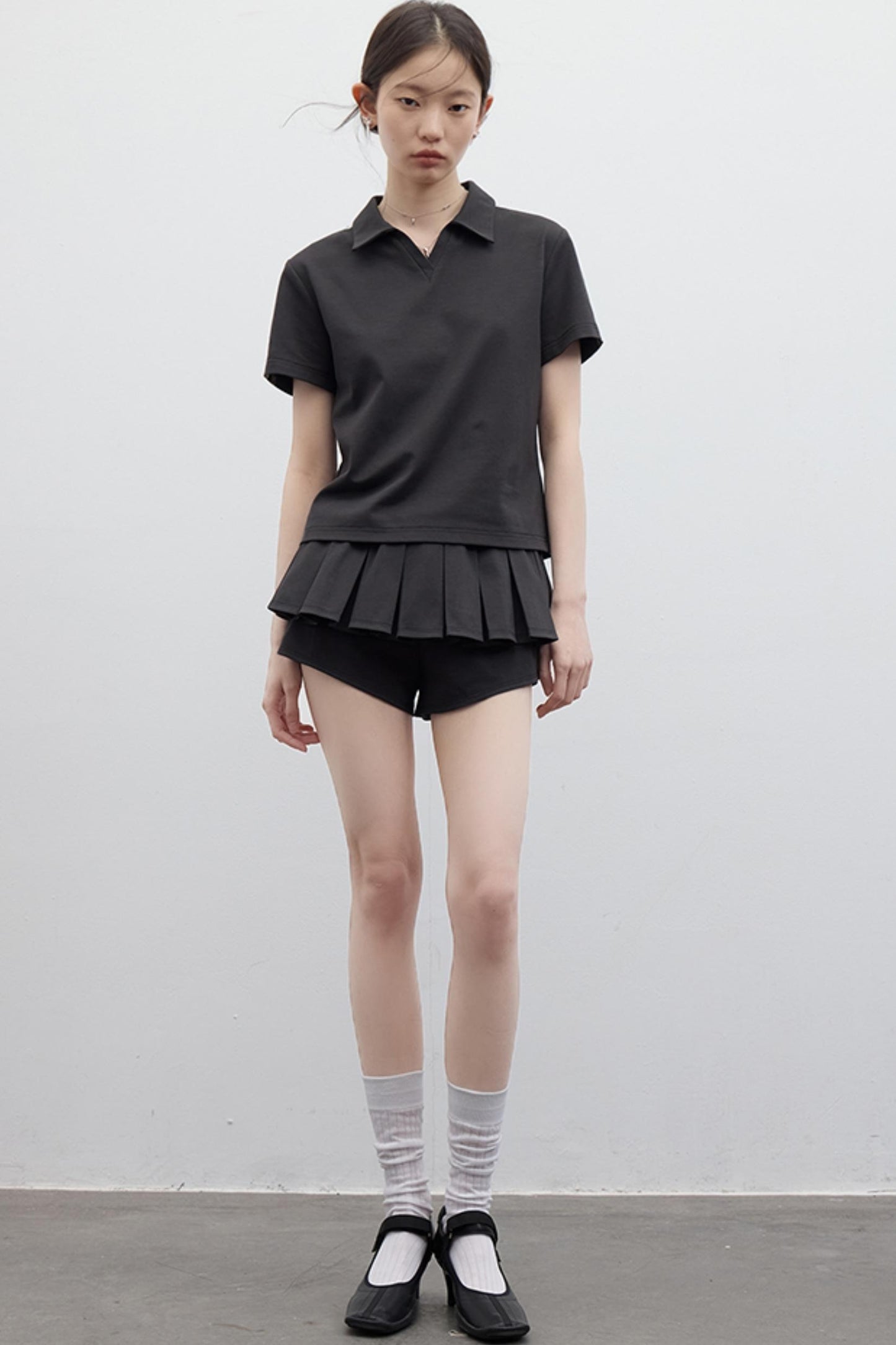 Chill Ballet Sweatpant Skirt Top Set-Up