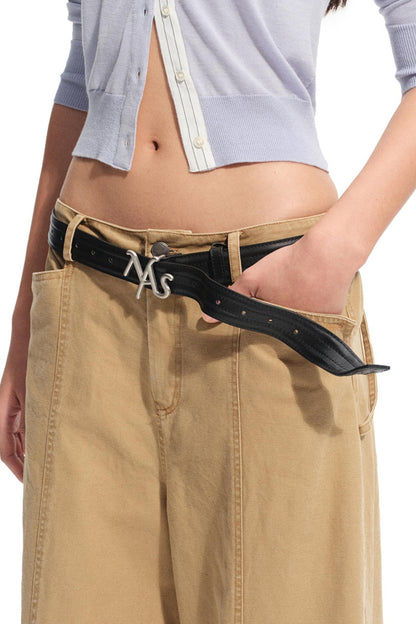 Top-Layer Cowhide Denim Belt