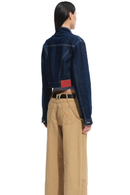 Top-Layer Cowhide Denim Belt