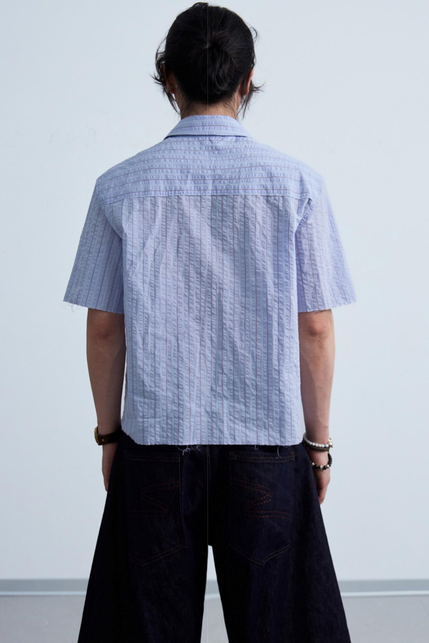 Light Blue Striped Shirt