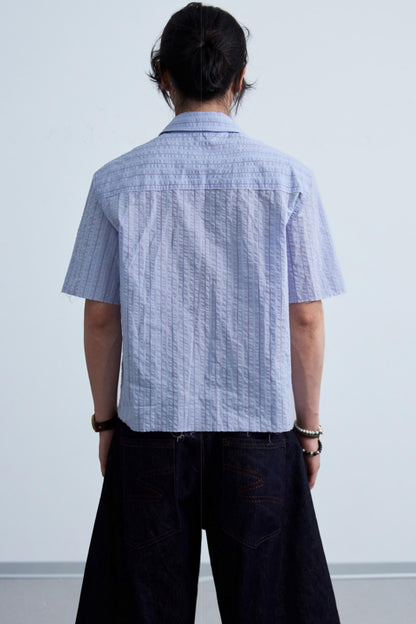 Light Blue Striped Shirt