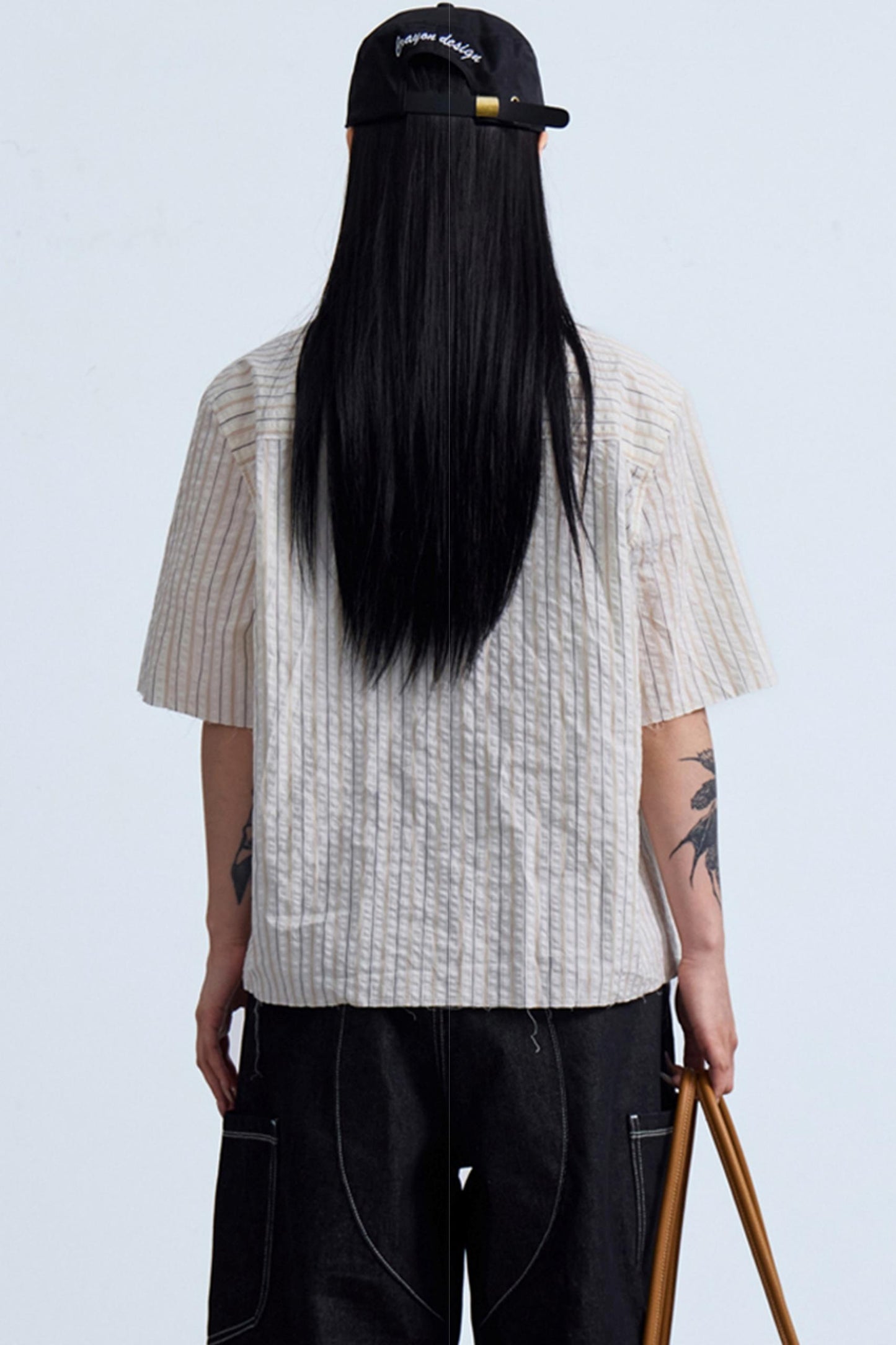 Light Blue Striped Shirt