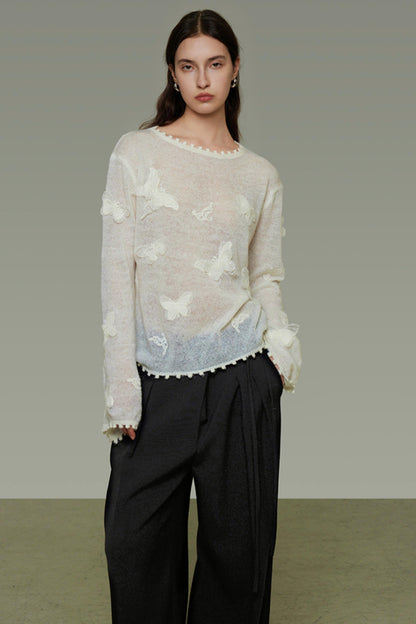 Butterfly Slim Sweater