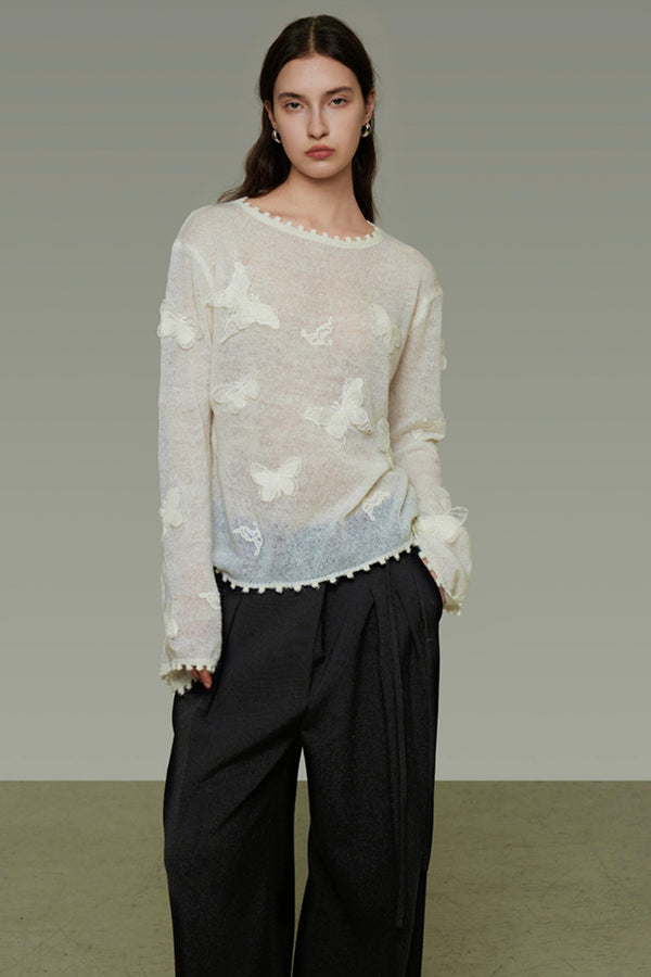 Butterfly Slim Sweater