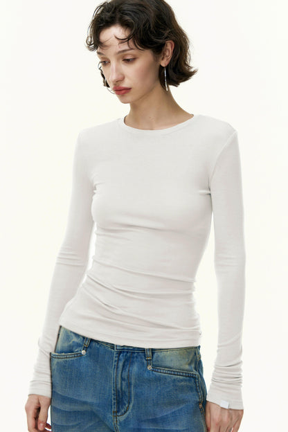 엘레강트 긴소매 탑