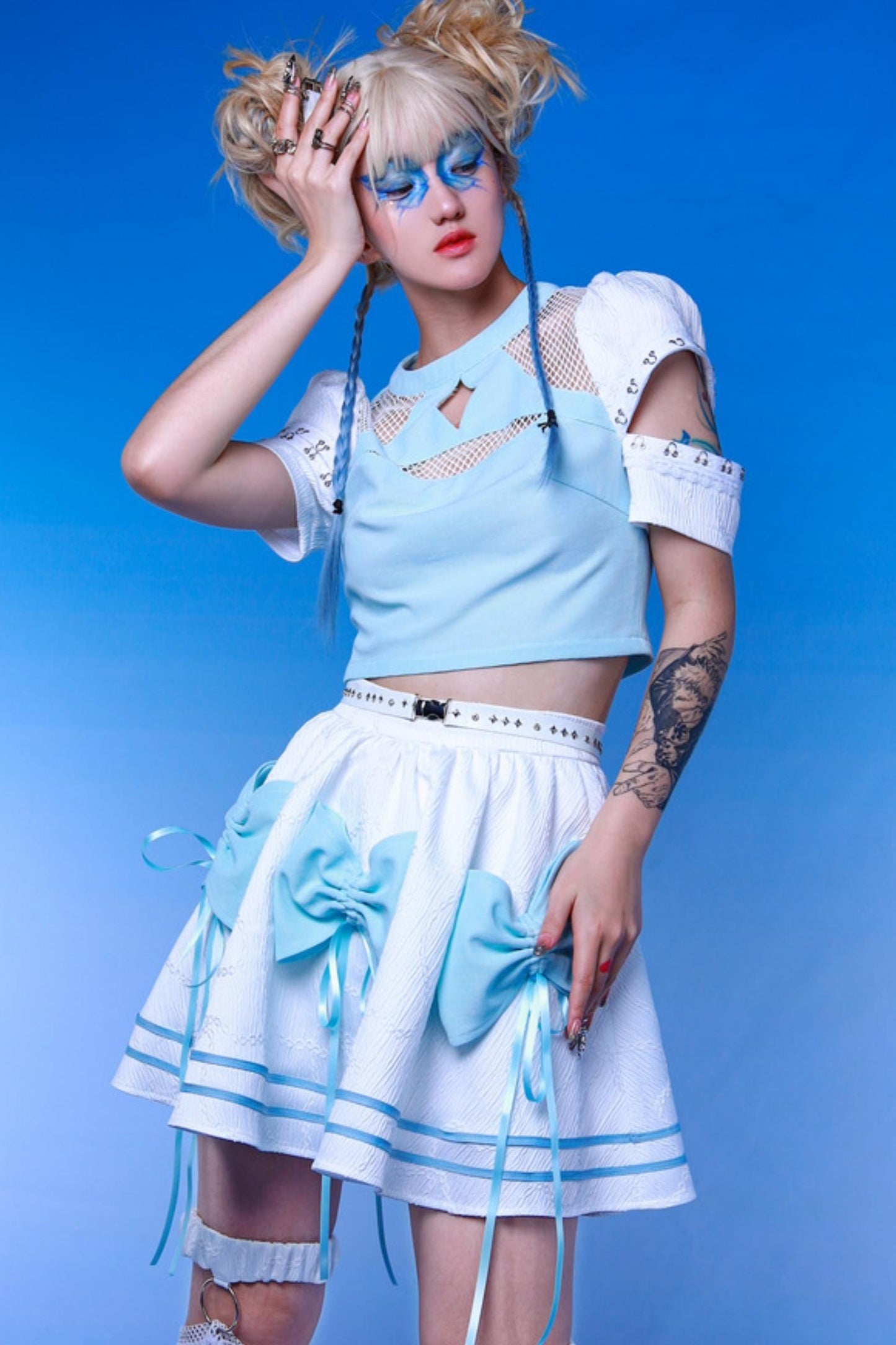 Niche Hot Girl Bow Tie Skirt