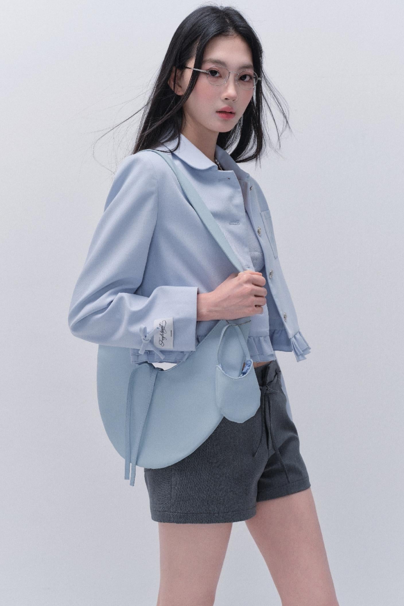 Style Shoulder Cropped Jacket