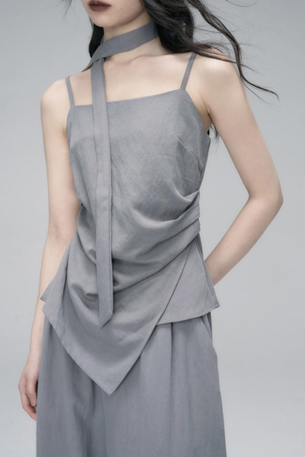 Ruffled Summer Camisole & Pants Set-Up