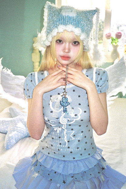 Blue Slim Magic T-Shirt