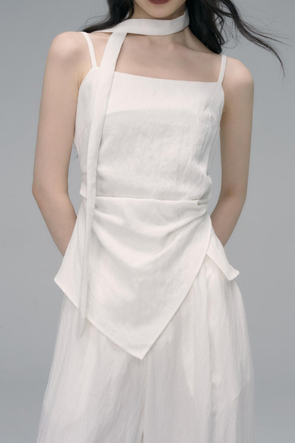 Ruffled Summer Camisole & Pants Set-Up