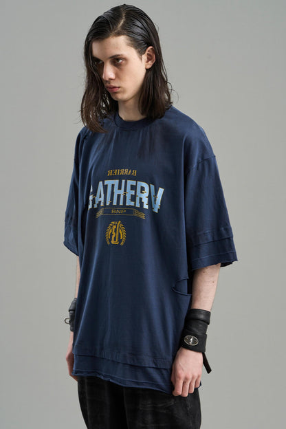 Ripped Cotton T-Shirt