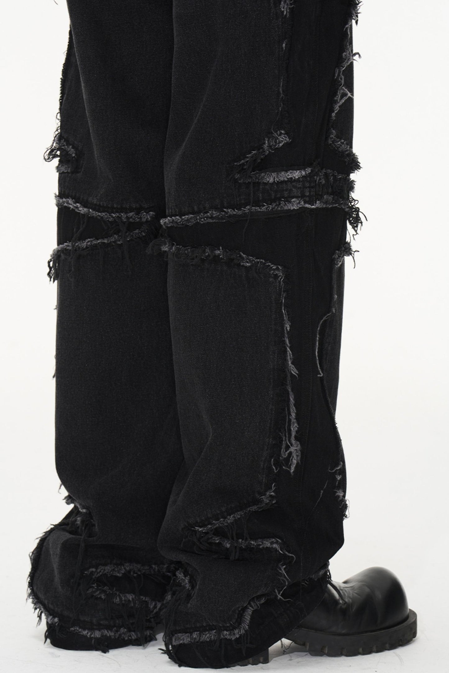 Vintage Split Denim Pants