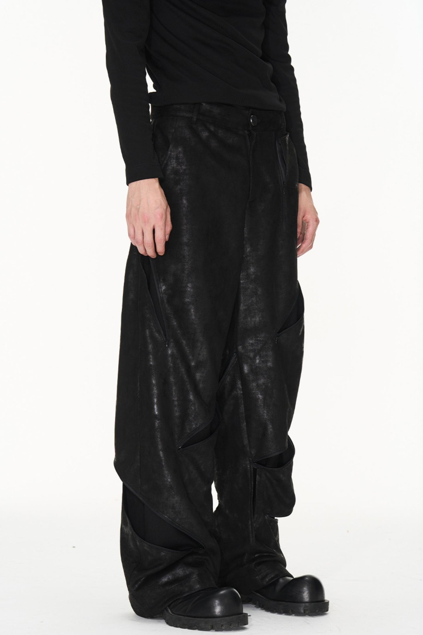 Deconstructed Casual Pants