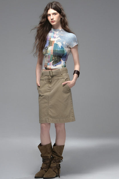 Nomad Stars Pleated T-Shirt