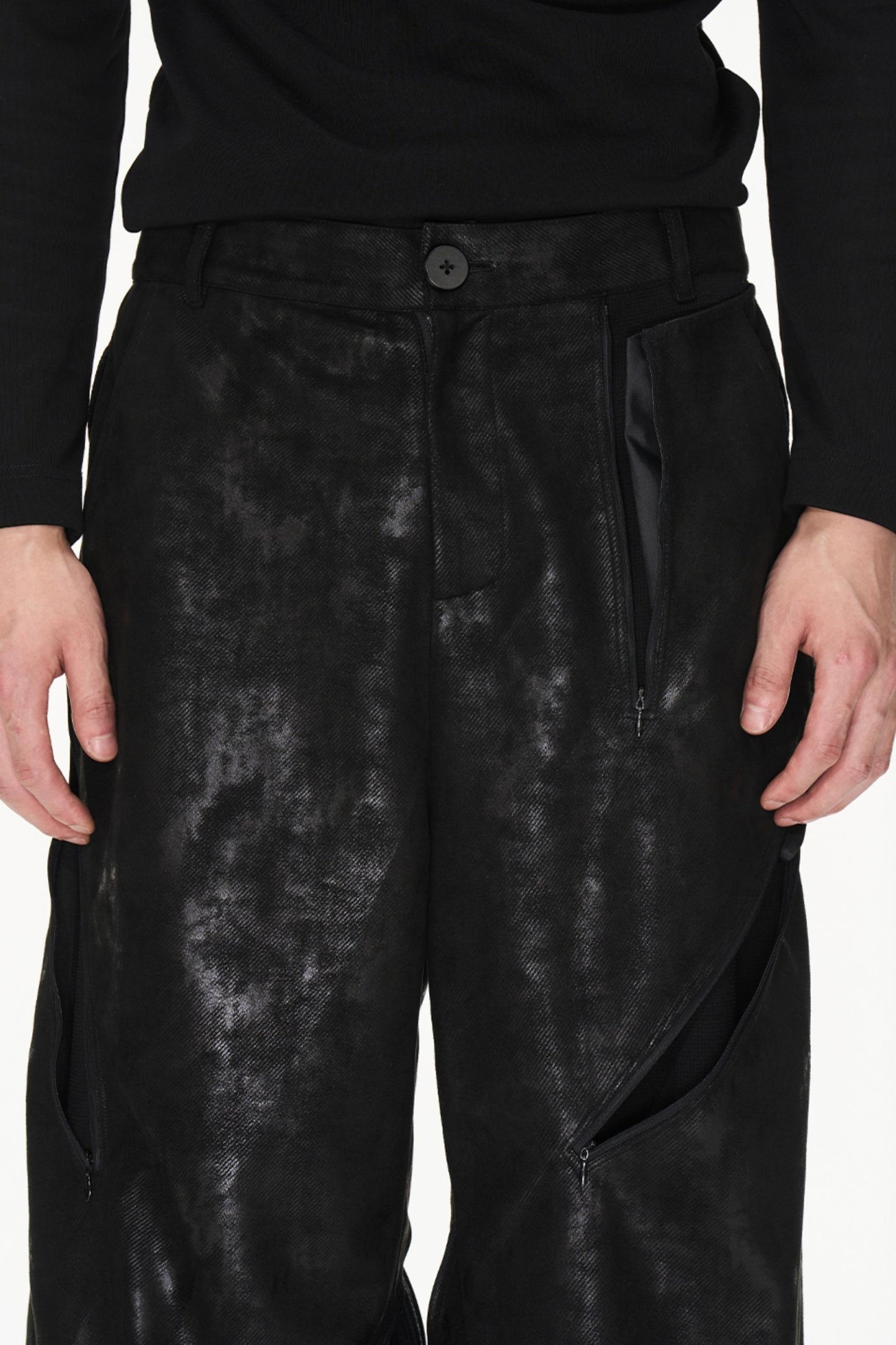 Deconstructed Casual Pants