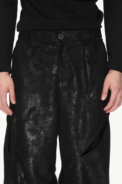Deconstructed Casual Pants