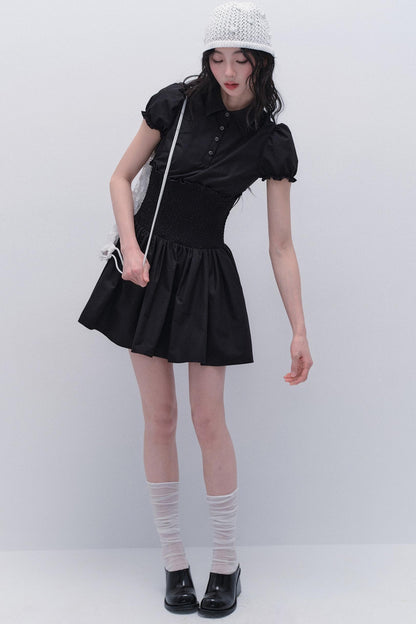 Black Elegance Bubble Dress