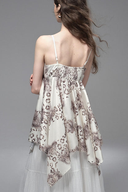 Bronze Leopard Skirt Camisole