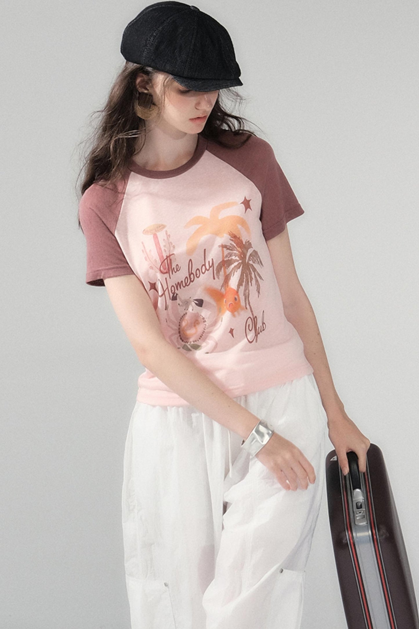 Cotton Island Raglan Sleeve T-shirt