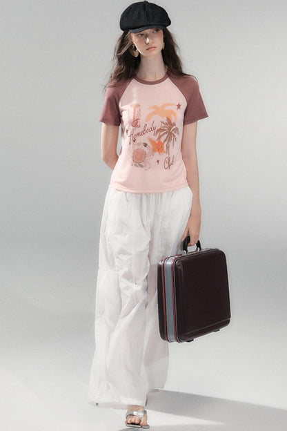 Cotton Island Raglan Sleeve T-shirt