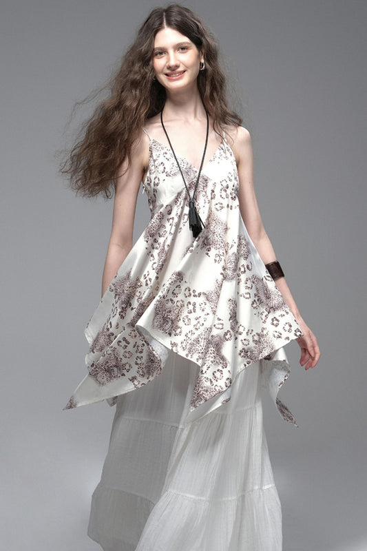 Bronze Leopard Skirt Camisole