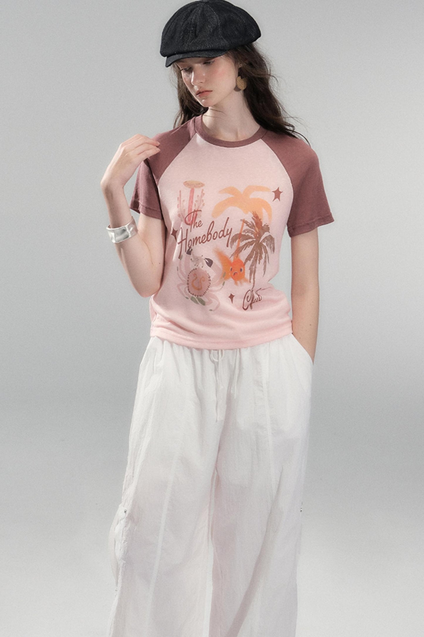 Cotton Island Raglan Sleeve T-shirt