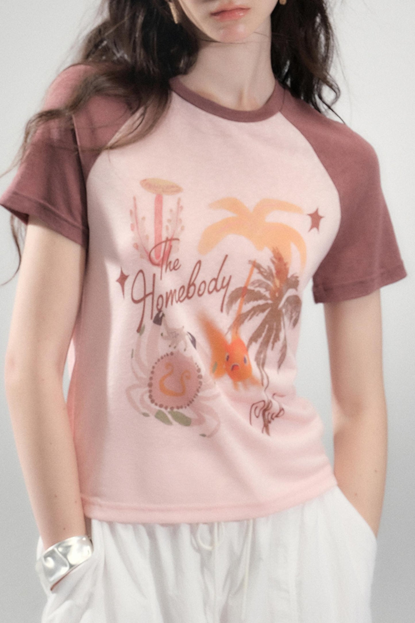 Cotton Island Raglan Sleeve T-shirt