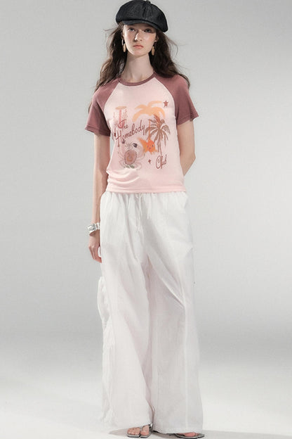 Cotton Island Raglan Sleeve T-shirt