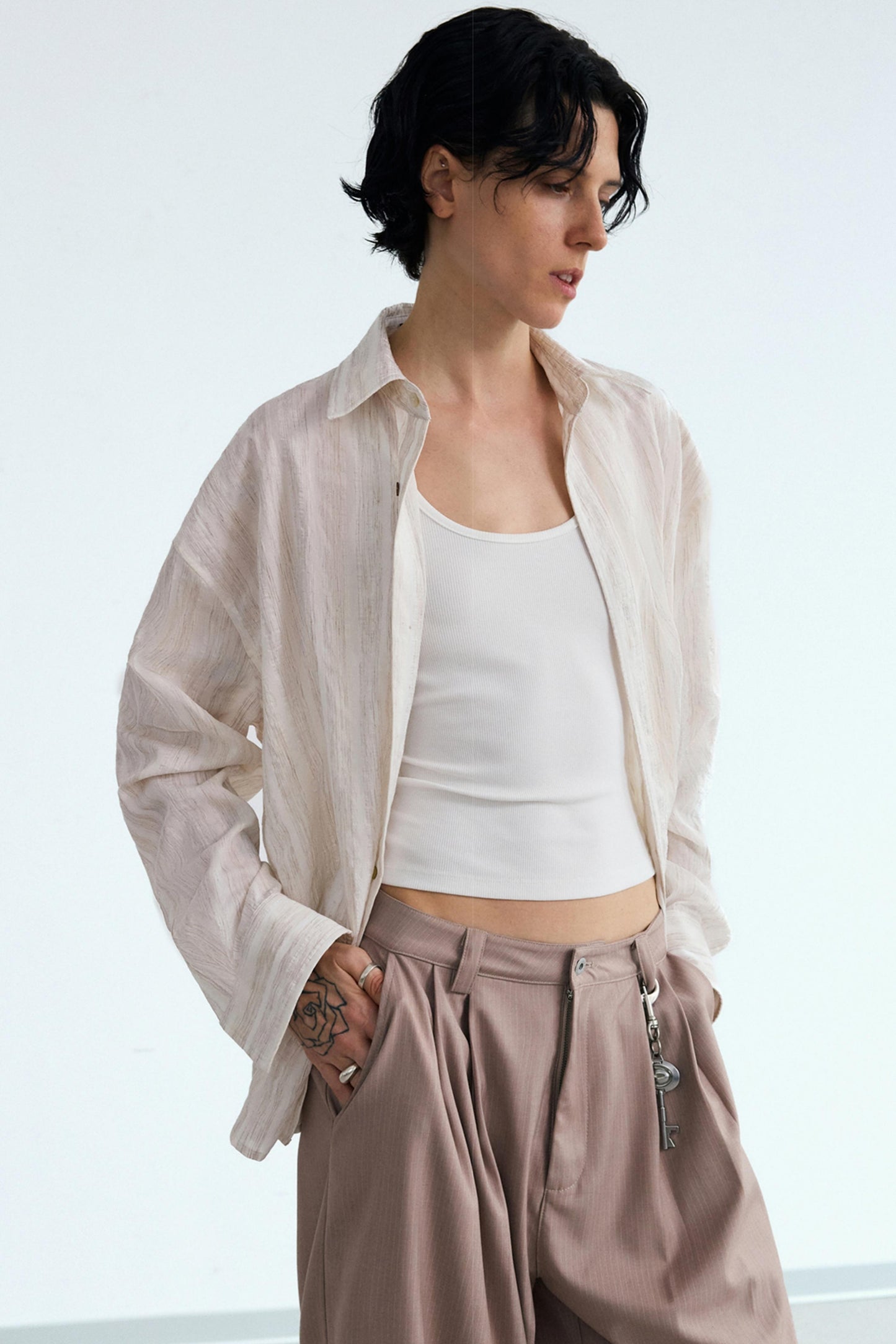 Striped Long-Sleeve Shirt