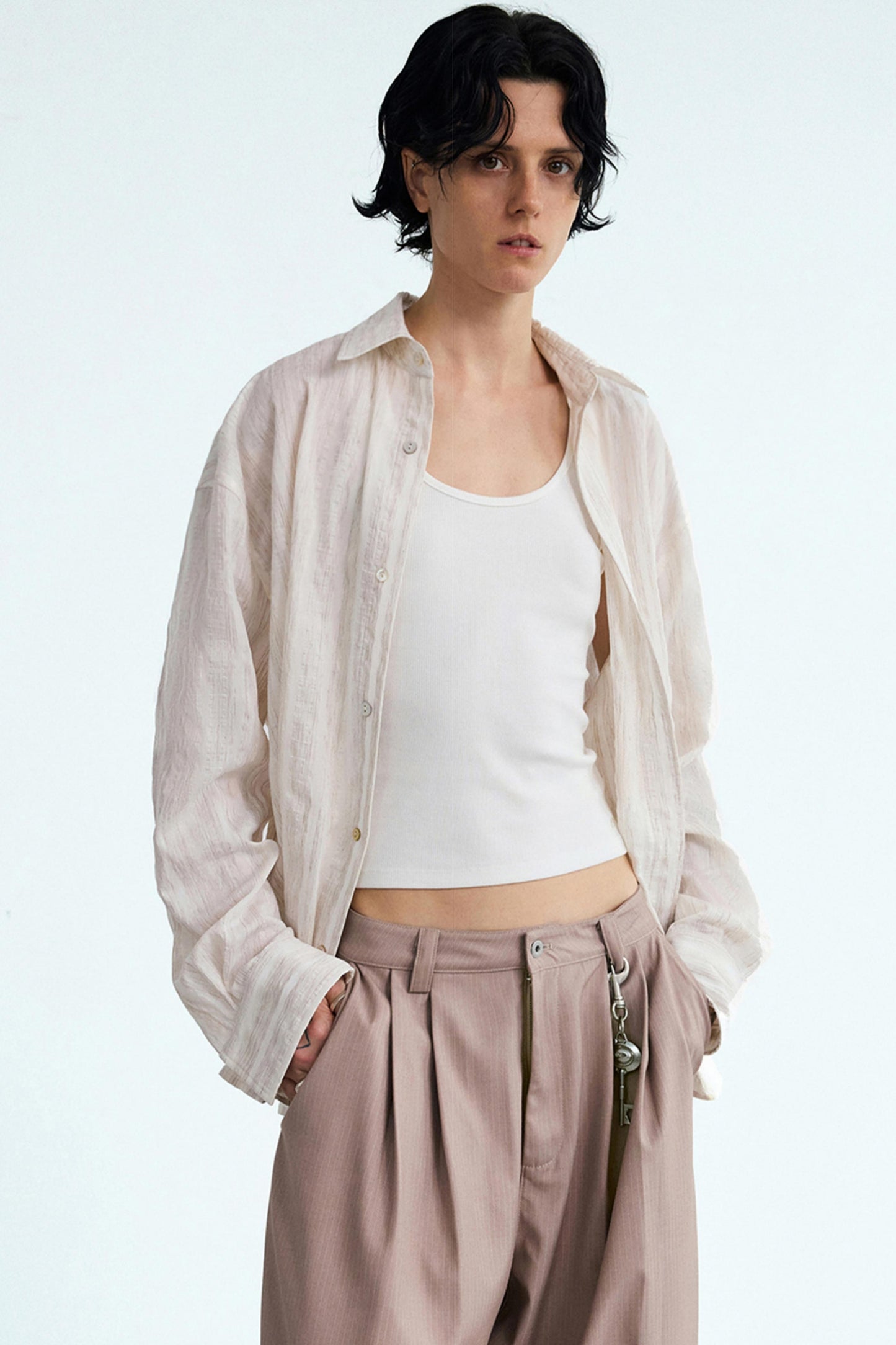 Striped Long-Sleeve Shirt