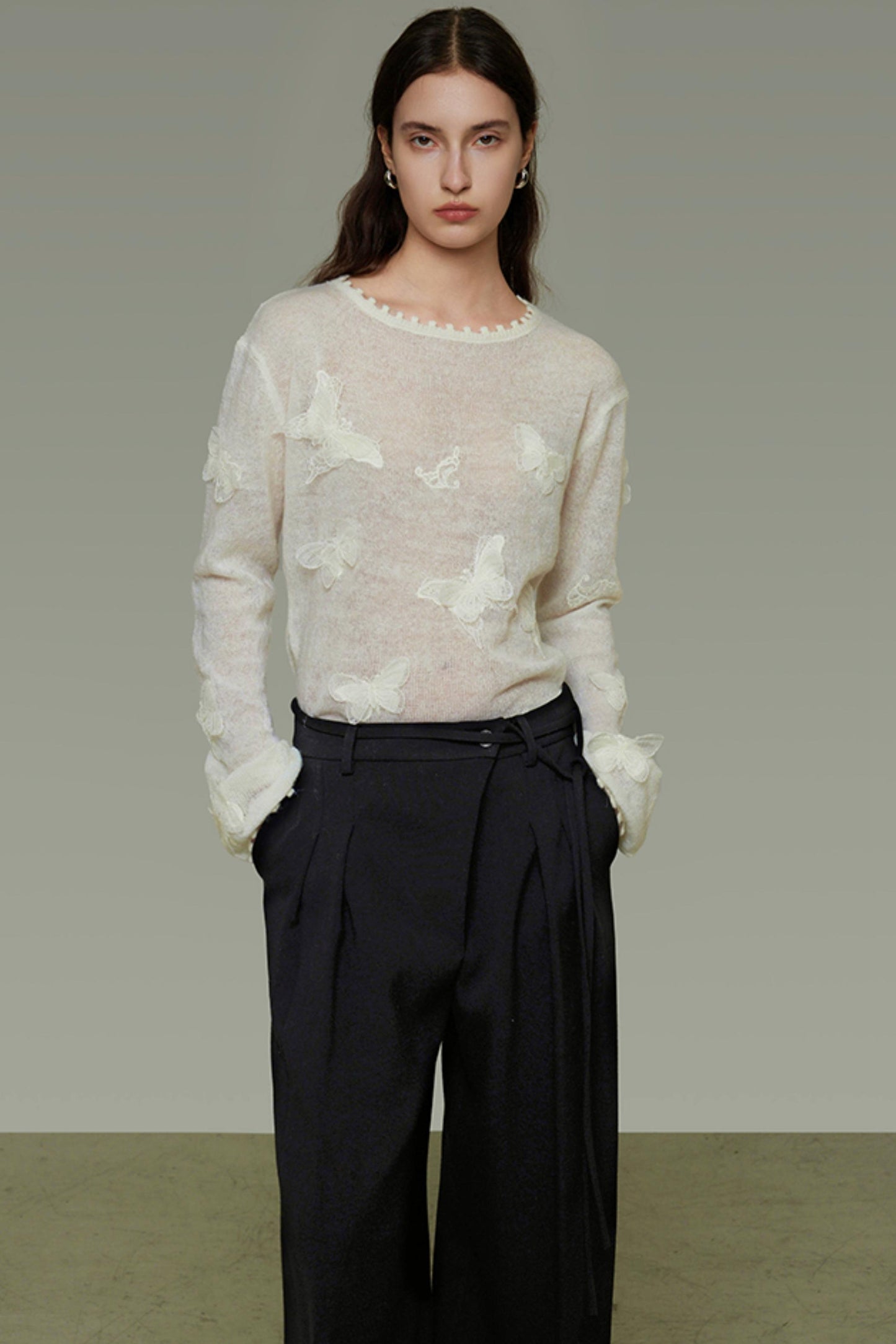 Butterfly Slim Sweater