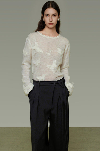 Butterfly Slim Sweater